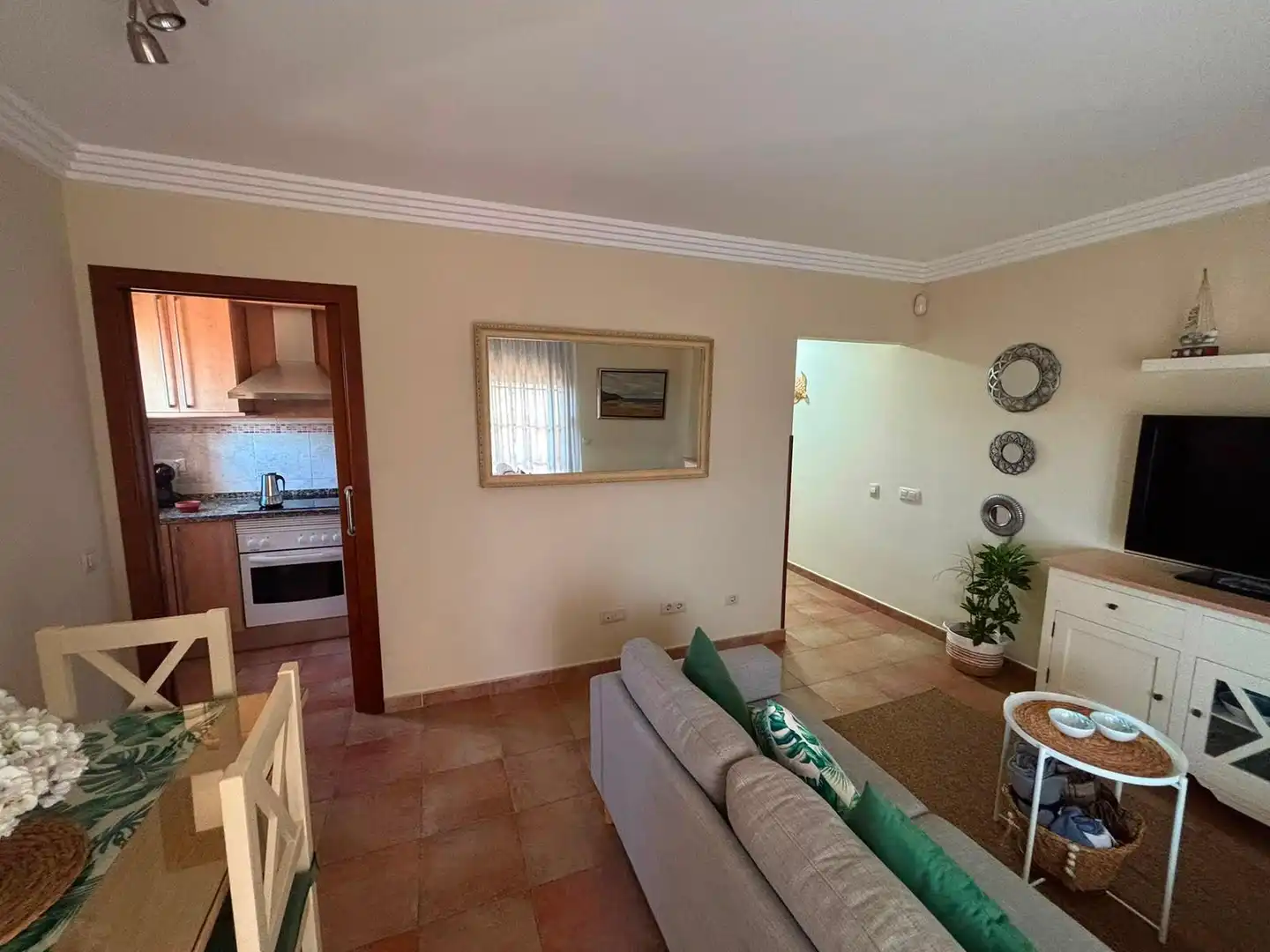 Living room of Flat for sale in Ayamonte  with Private garden, Terrace and Furnished