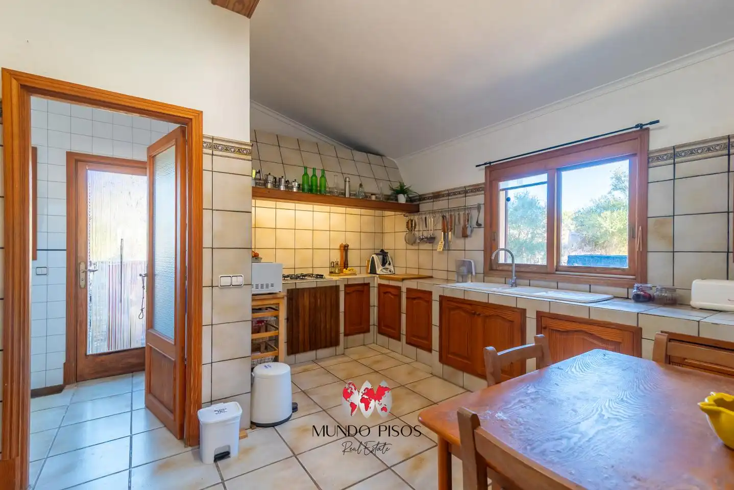 Cocina de Finca rústica en venta en Montuïri con Jardín privado, Terraza y Piscina