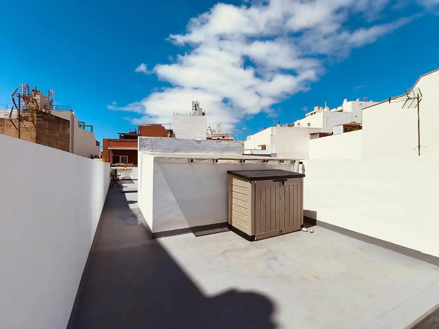 Terraza de Piso de alquiler en Santa Cruz de Tenerife con Aire acondicionado y Amueblado