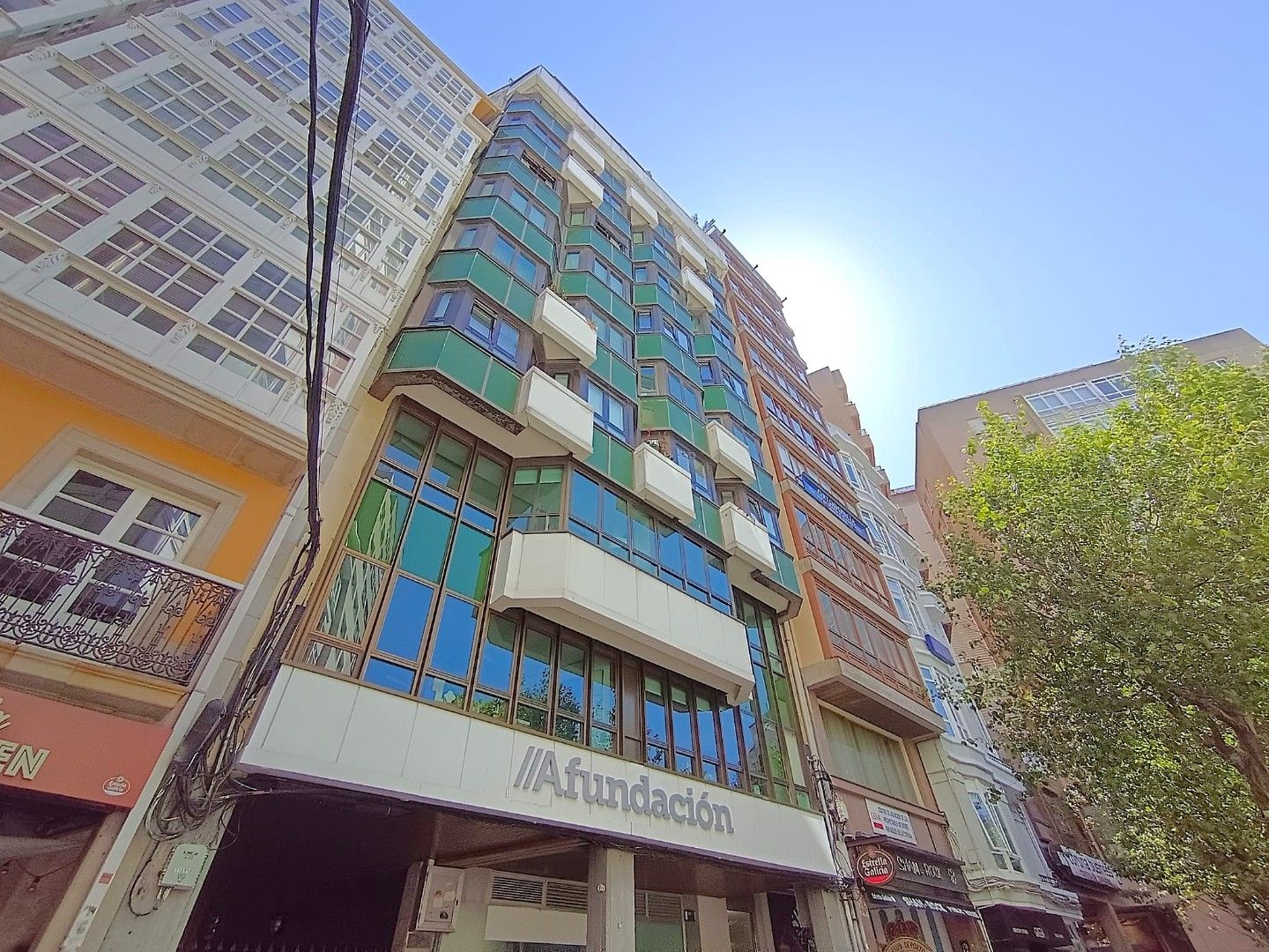 Exterior view of Flat for sale in A Coruña Capital 