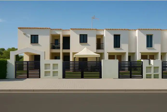 Vista exterior de Casa adosada en venta en La Oliva
