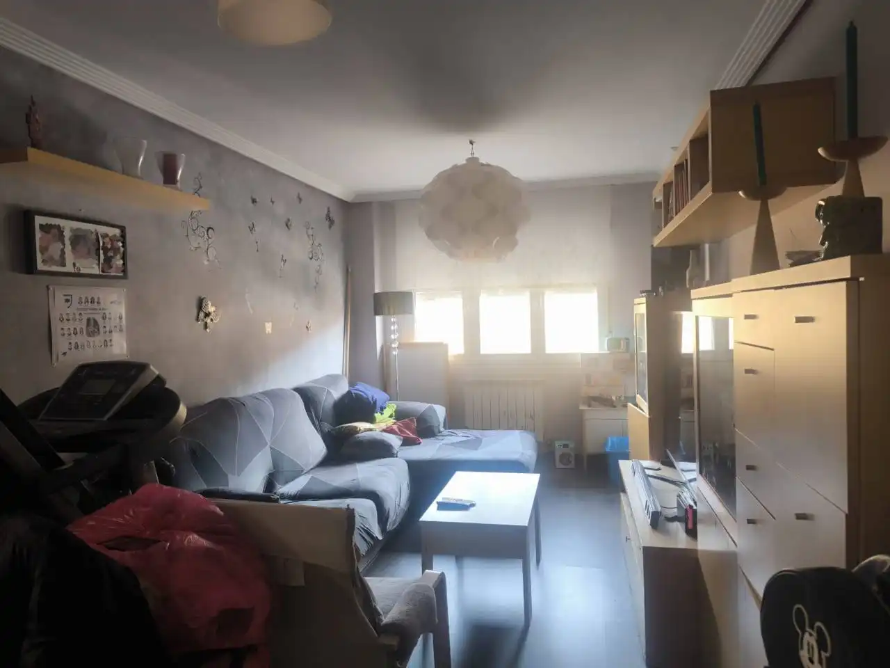 Sala de estar de Piso en venta en Villaquilambre con Calefacción, Parquet y Trastero