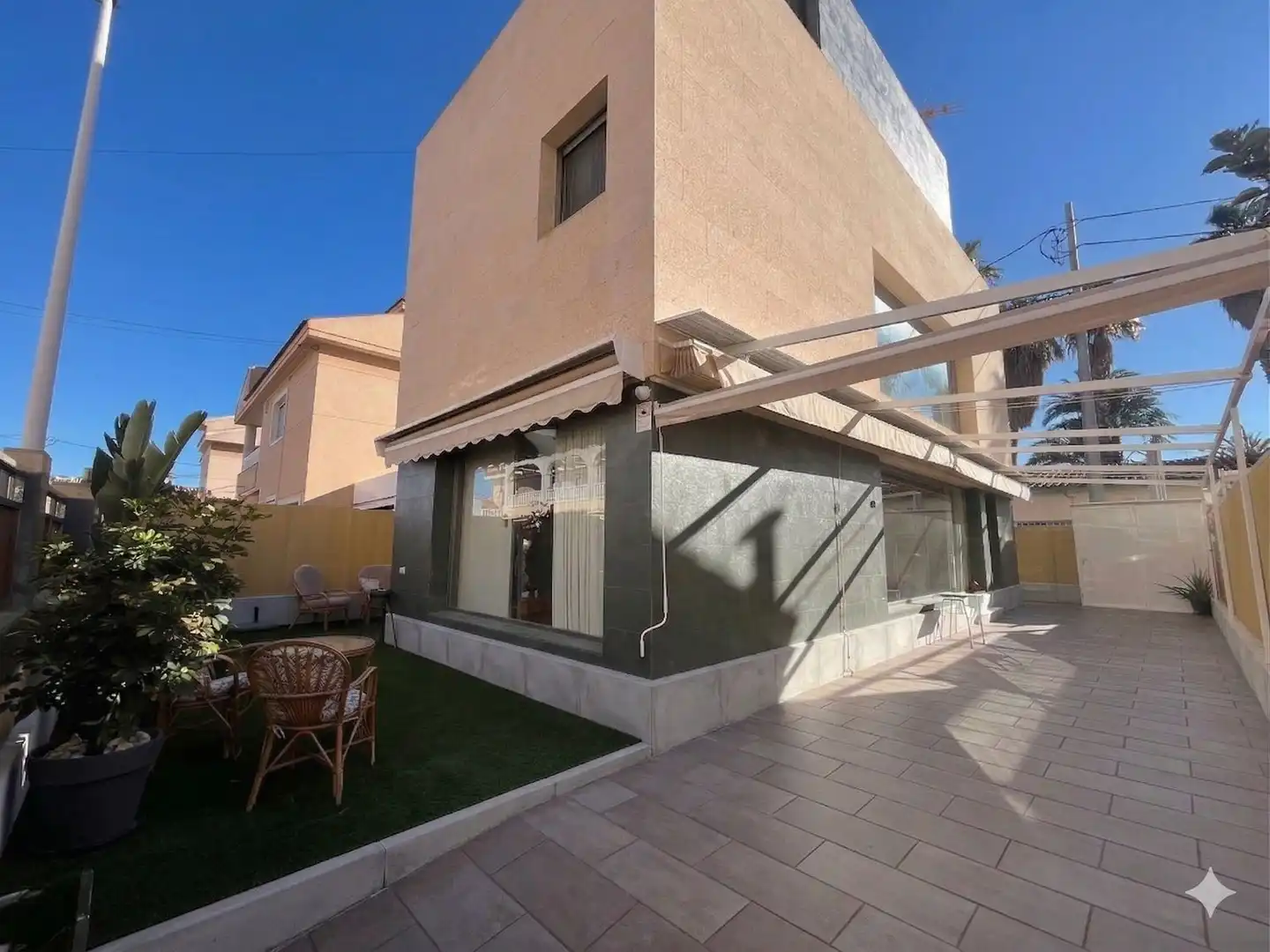 Exterior view of Houses for sale in San Pedro del Pinatar  with Air Conditioner, Heating and Terrace