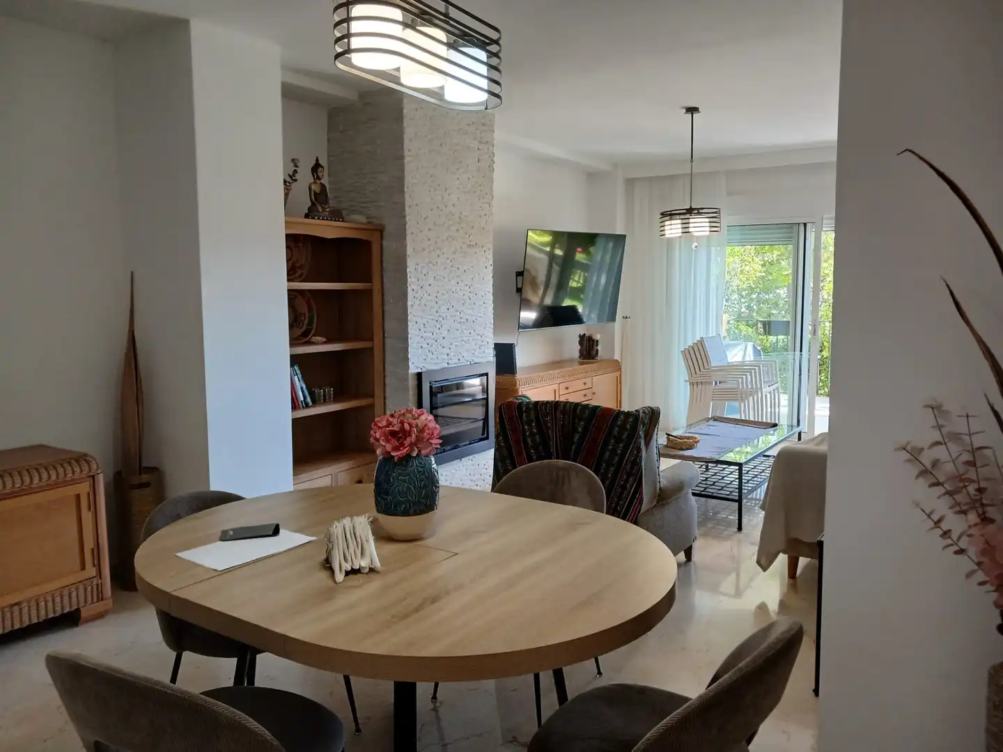 Menjador de Planta baixa de lloguer en Marbella amb Aire condicionat, Calefacció i Terrassa
