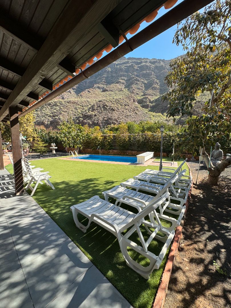 Jardí de Finca rústica en venda en San Bartolomé de Tirajana amb Aire condicionat, Jardí privat i Terrassa