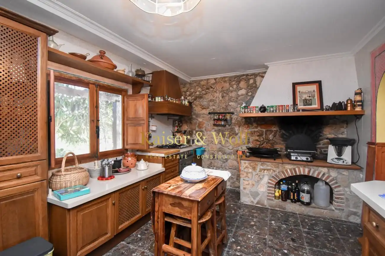 Küche von Country house zum Verkauf in Elche / Elx mit Klimaanlage, Privatgarten und Terrasse