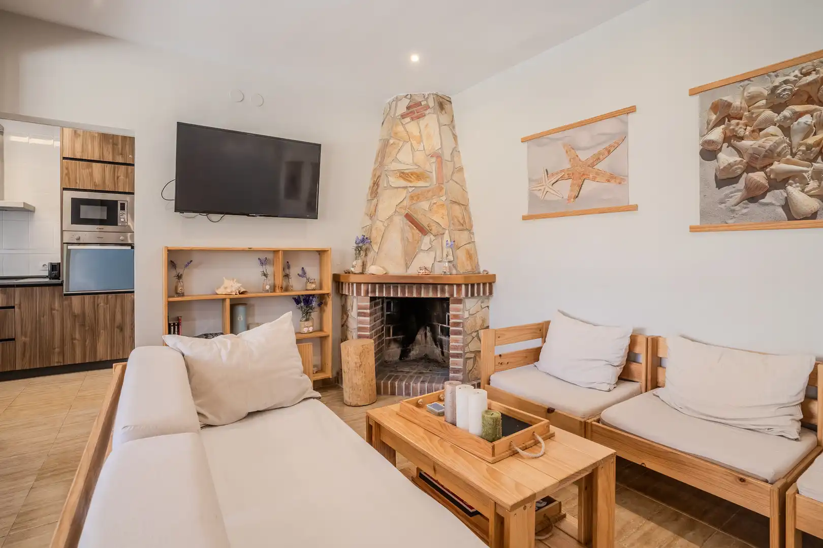 Sala de estar de Casa o chalet en venta en L'Ametlla de Mar  con Aire acondicionado, Calefacción y Terraza