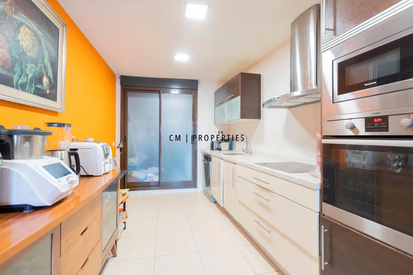 Cocina de Casa adosada de alquiler en Bétera con Aire acondicionado, Calefacción y Parquet