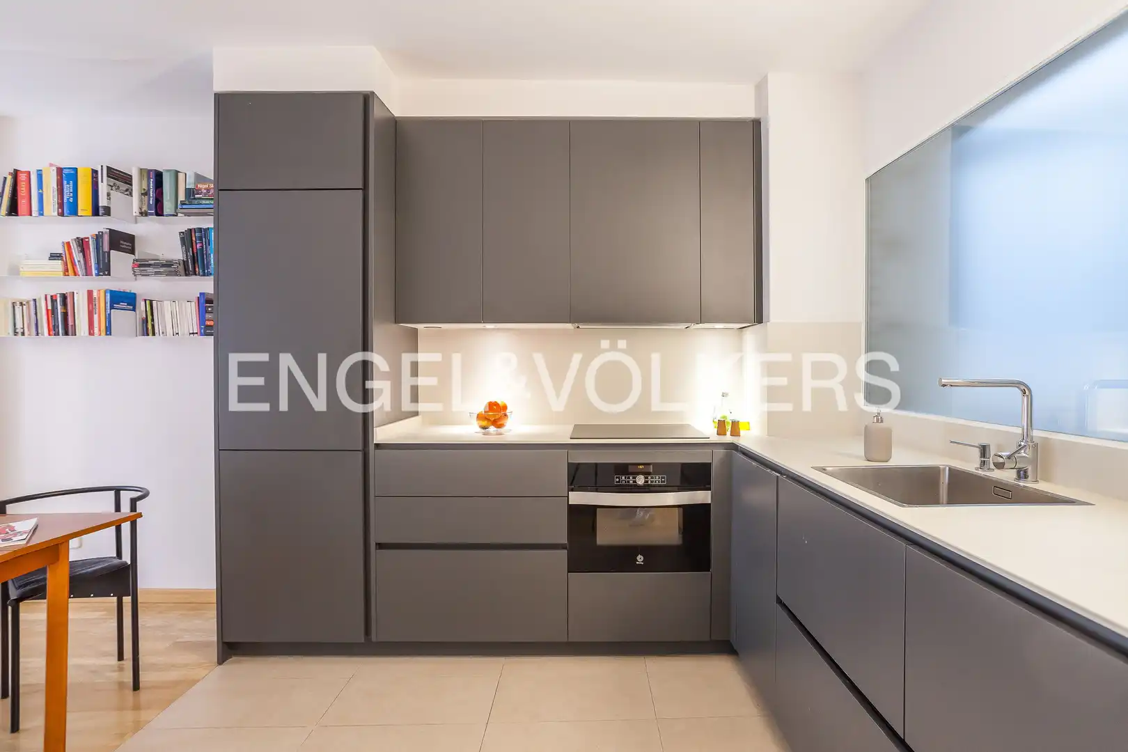 Küche von Wohnung zur Miete in Madrid mit Klimaanlage, Heizung und Möbliert