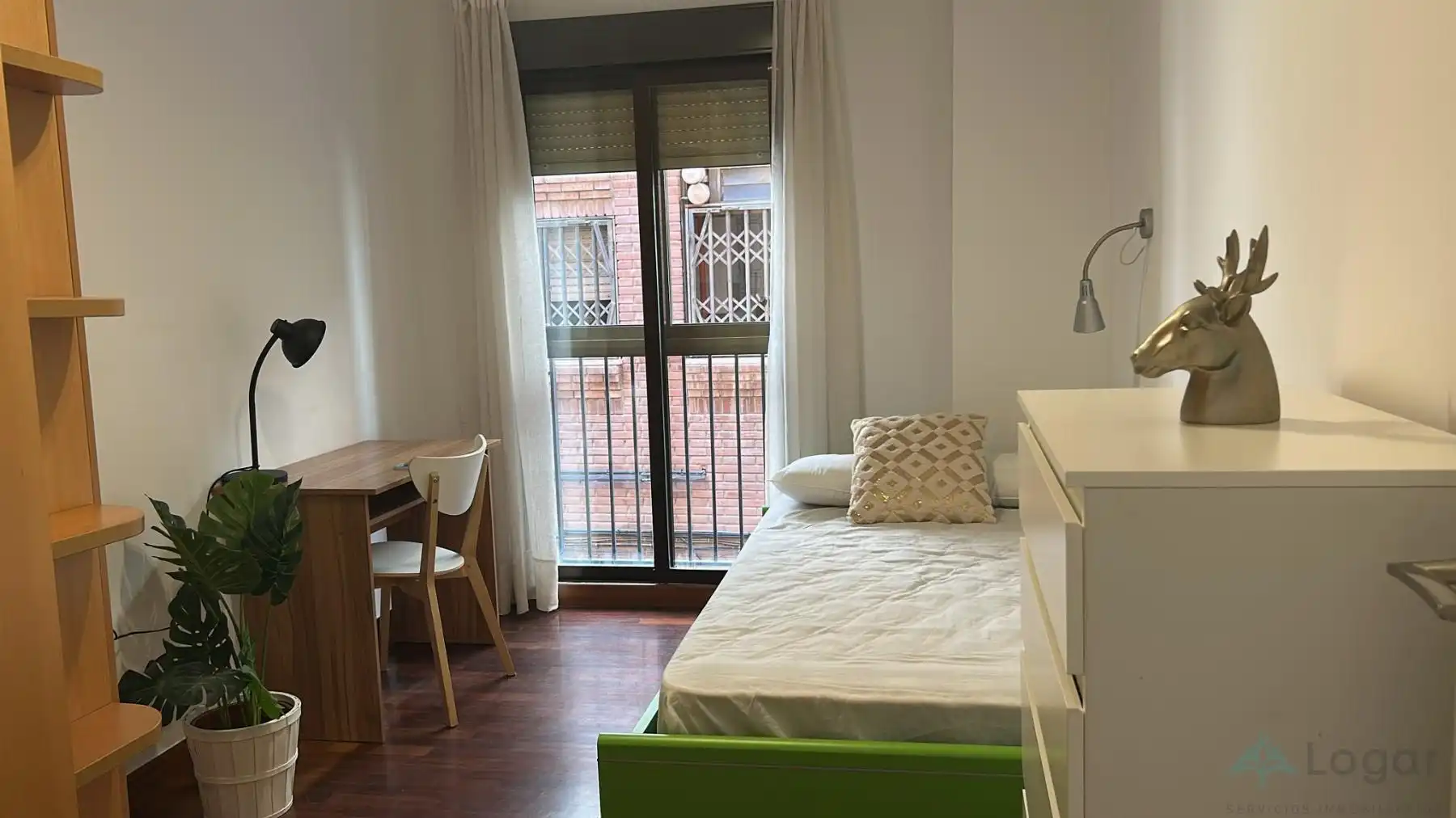 Bedroom of Flat for rent in Murcia  with Air Conditioner, Heating and Furnished