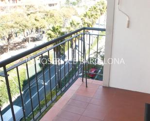 Balcony of Flat to rent in  Barcelona Capital  with Air Conditioner, Heating and Parquet flooring