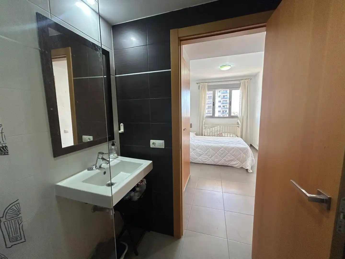 Badezimmer von Wohnungen zur Miete in Moncofa mit Klimaanlage, Privatgarten und Terrasse