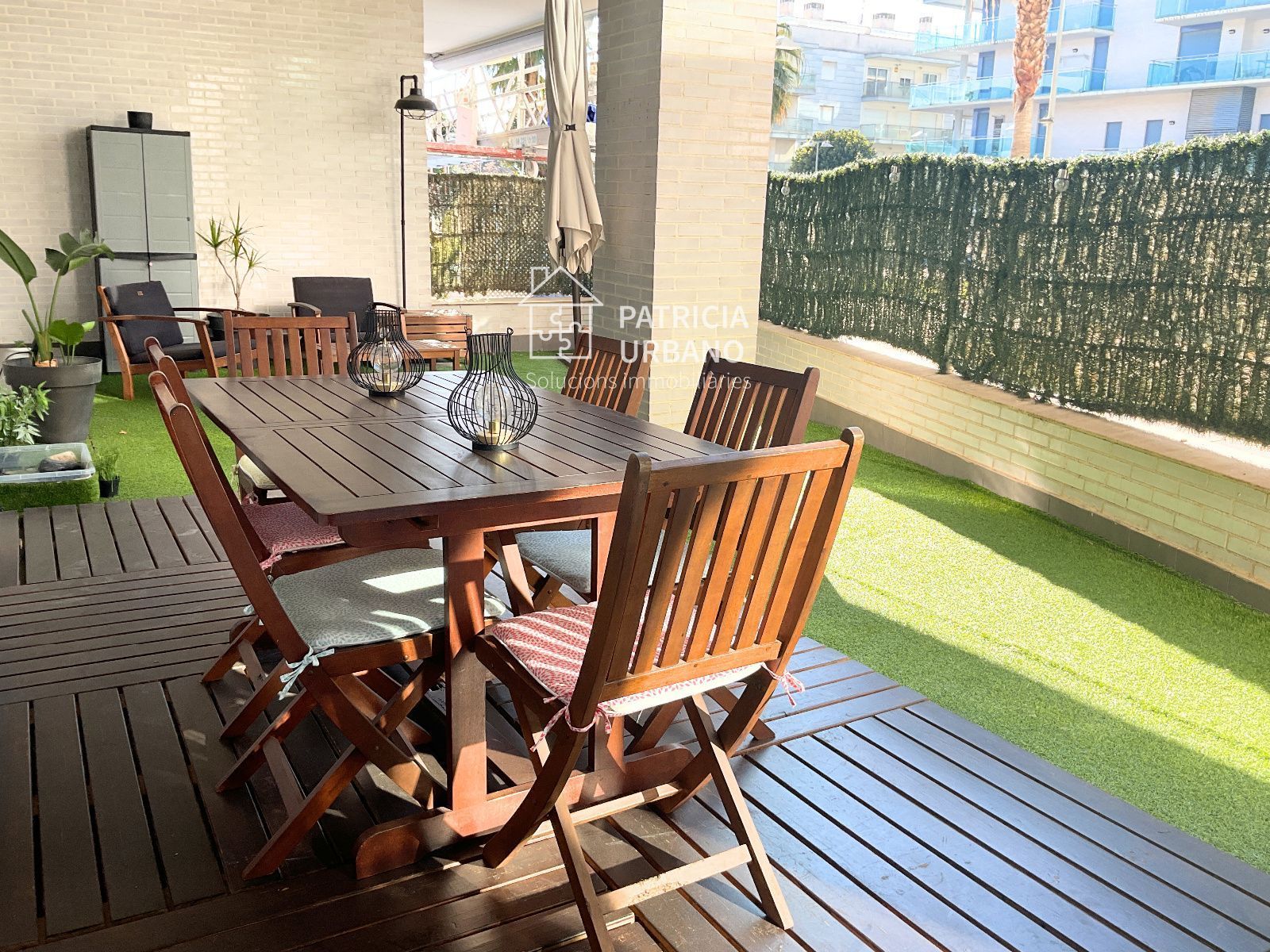 Terrace of Flat to rent in Cambrils  with Air Conditioner, Heating and Terrace