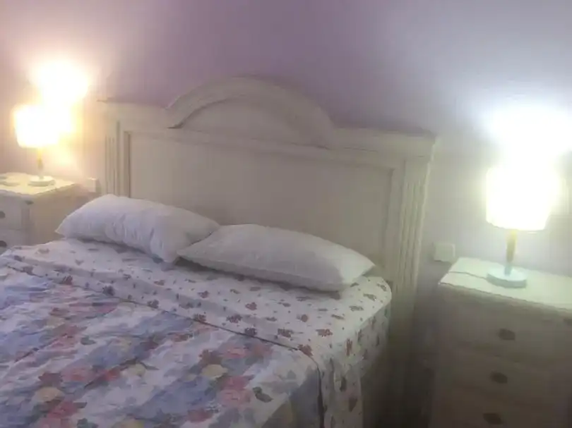 Schlafzimmer von Wohnung zur Miete in  Madrid Capital mit Klimaanlage und Schwimmbad