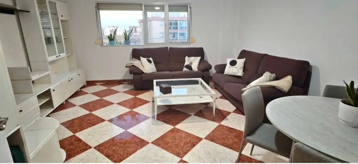 Living room of Flat for rent in Málaga  with Furnished, Oven and Washing machine