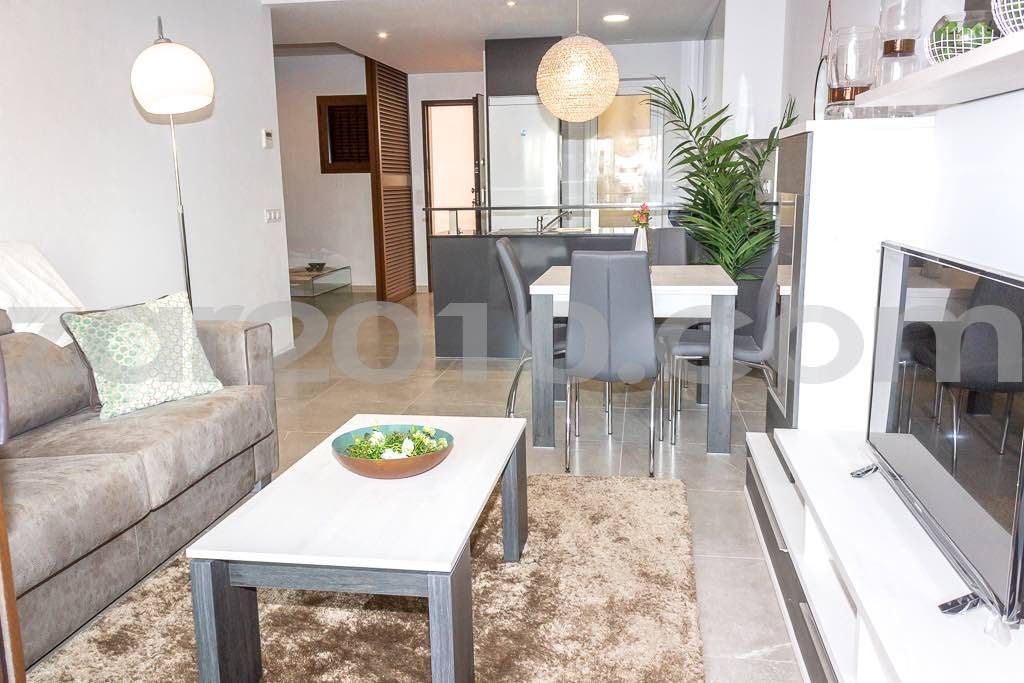 Living room of Flat for sale in Pulpí  with Terrace, Swimming Pool and Balcony