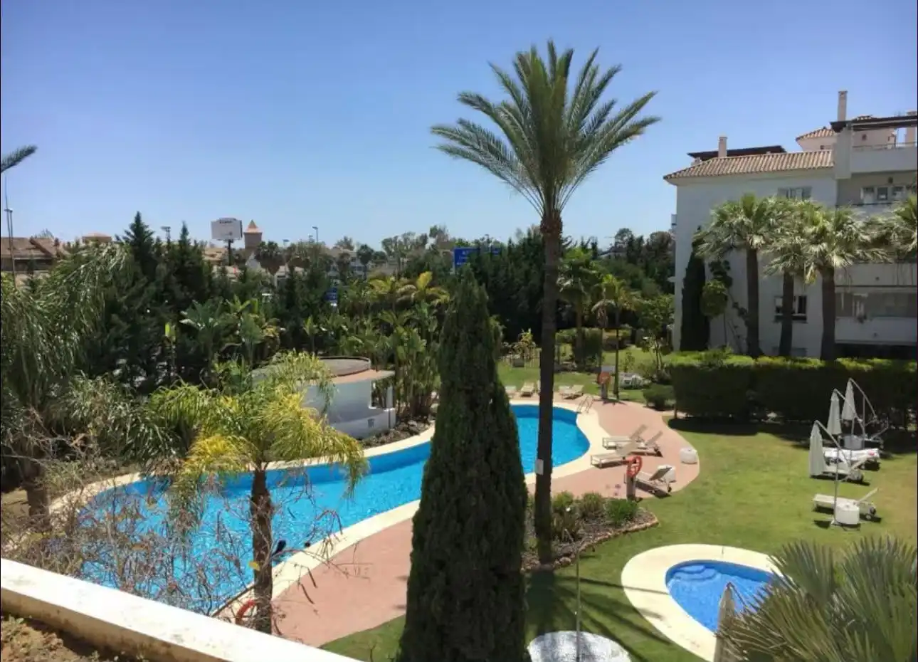 Garden of Attic for rent in Nueva Andalucía