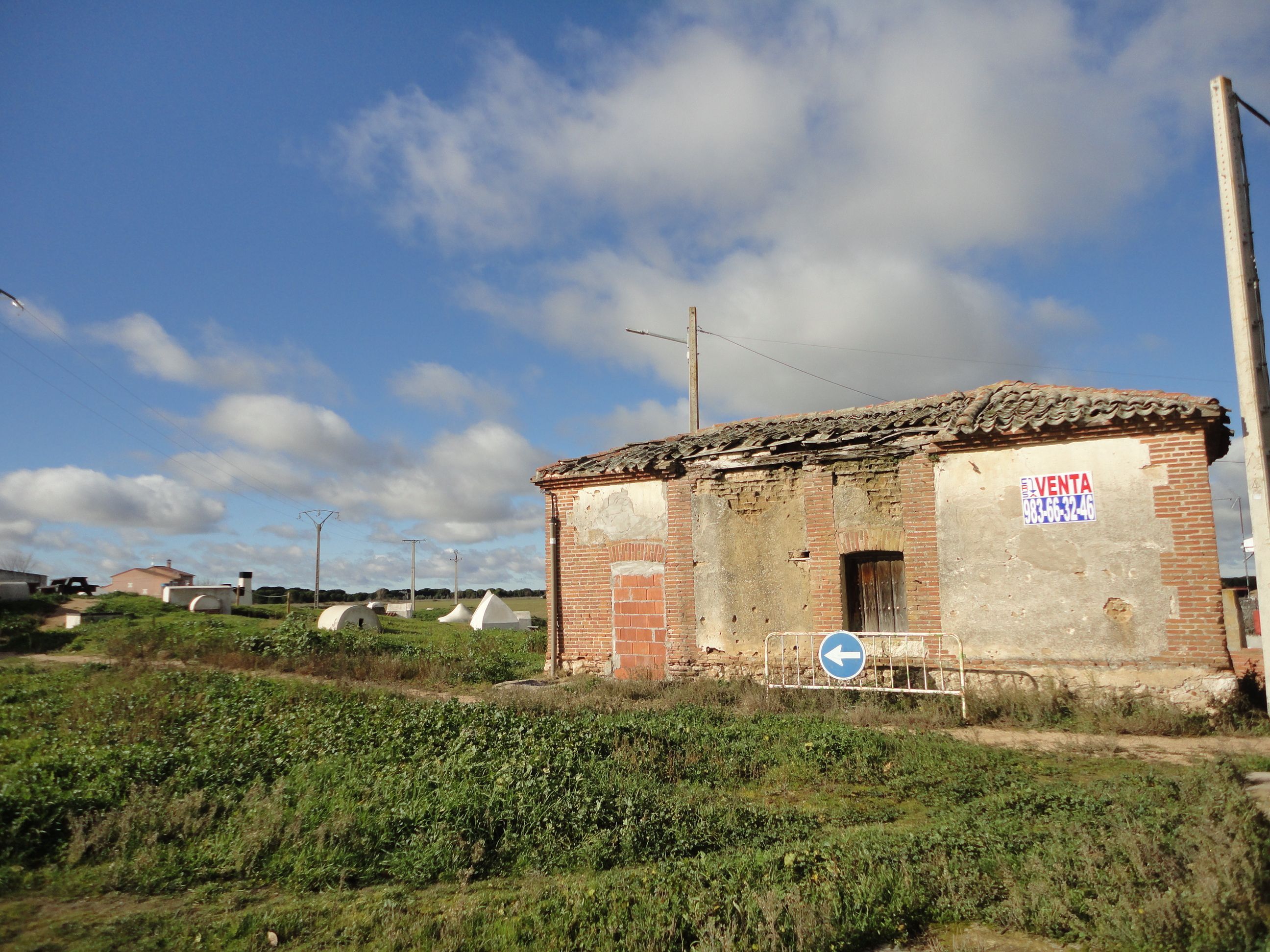 Vista exterior de Casa o xalet en venda en Alcazarén