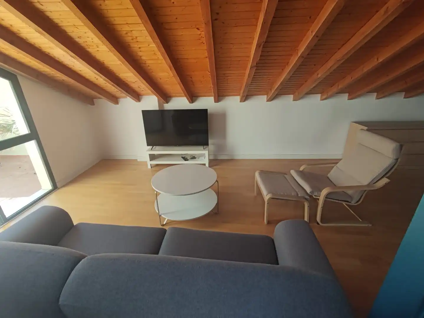 Wohnzimmer von Loft zur Miete in Málaga mit Klimaanlage, Terrasse und Möbliert