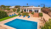 Swimming pool of House or chalet for sale in Sant Lluís  with Air Conditioner, Private garden and Terrace