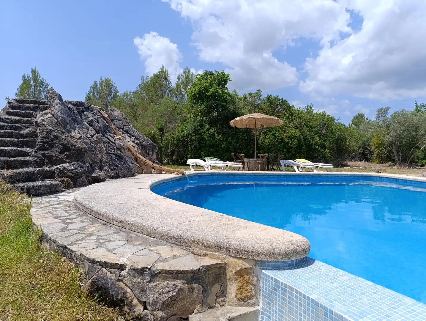 Piscina de Finca rústica en venta en Pollença con Terraza y Piscina
