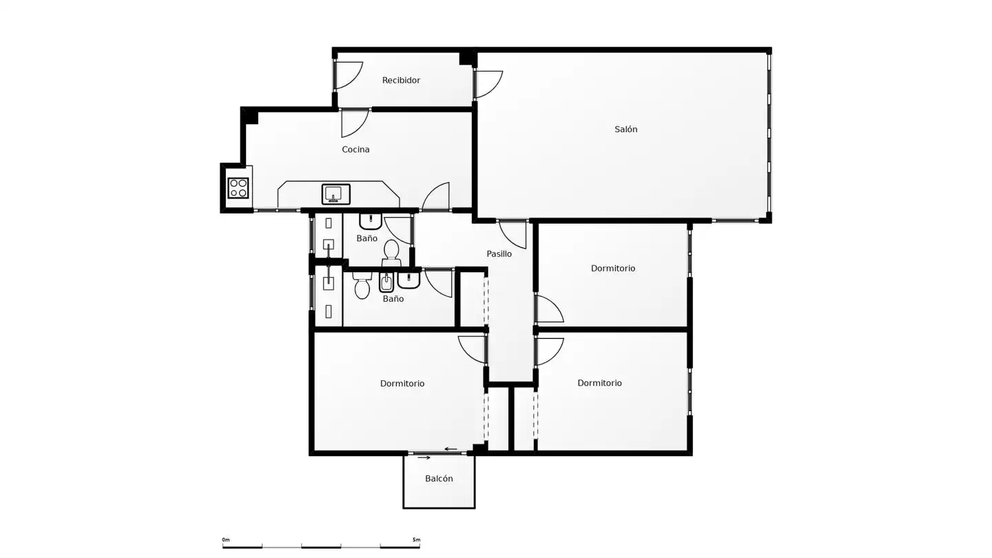 Flat for sale in Madrid  with Heating, Parquet flooring and Balcony