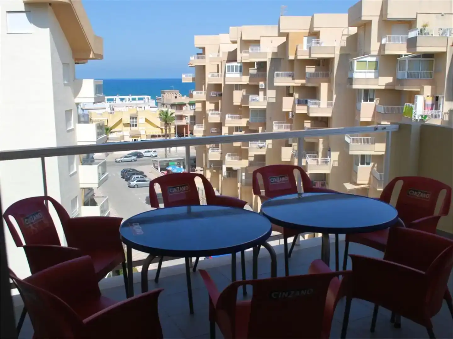 Terrasse von Wohnungen zur Miete in Xeraco mit Schwimmbad