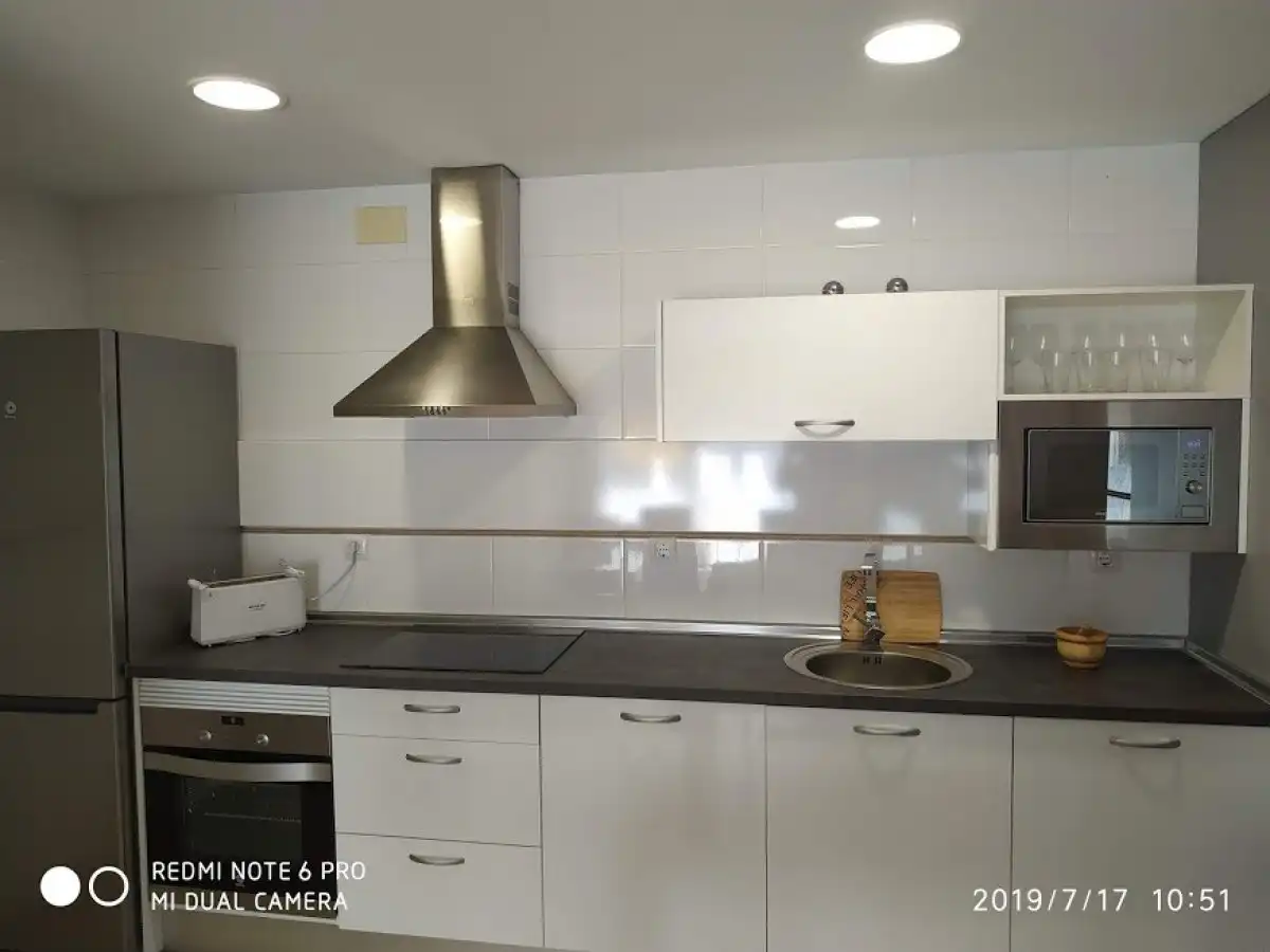 Kitchen of Flat for rent in Plasencia  with Air Conditioner and Heating