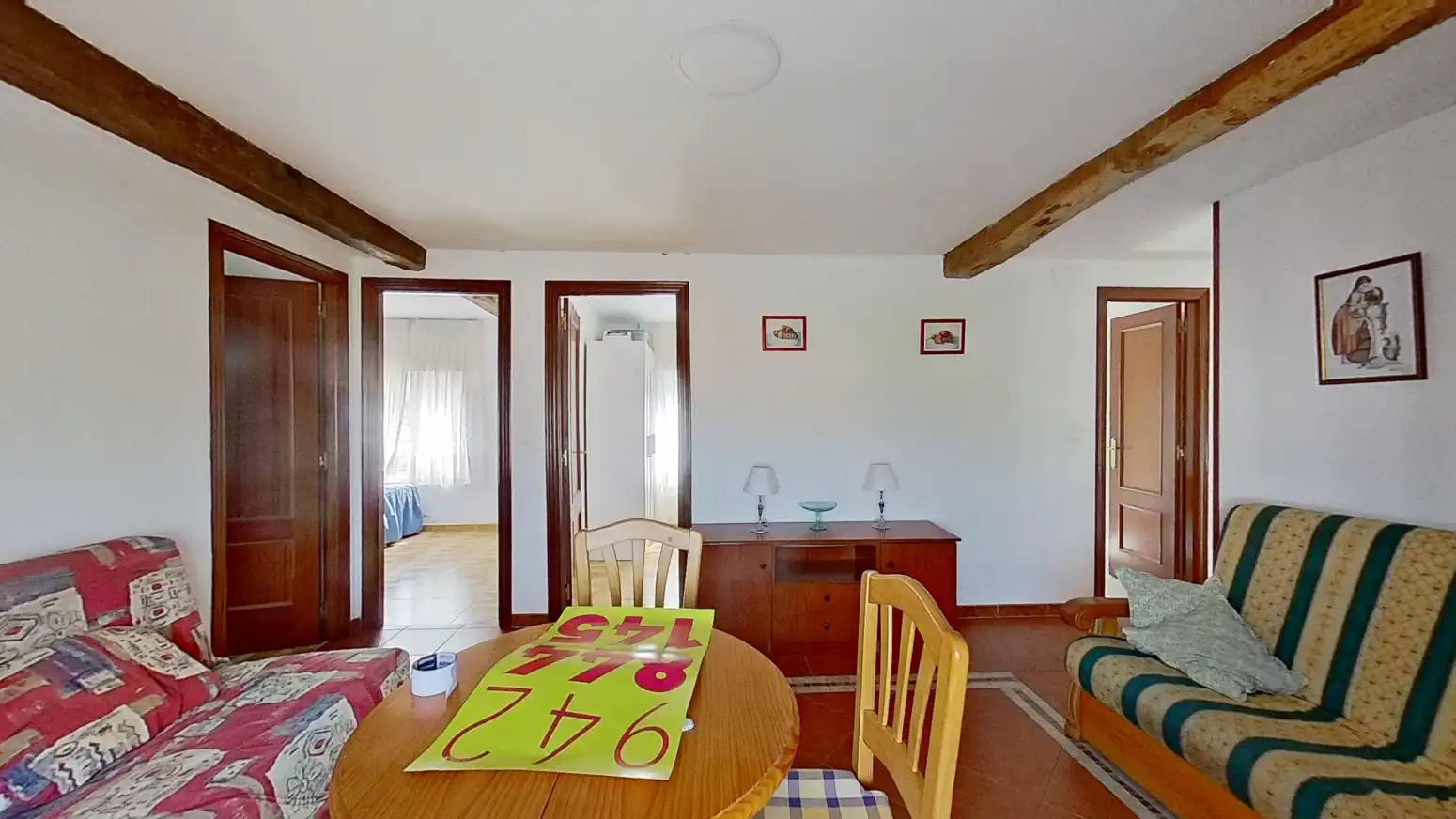 Sala d'estar de Casa adosada en venda en Suances amb Terrassa i Balcó