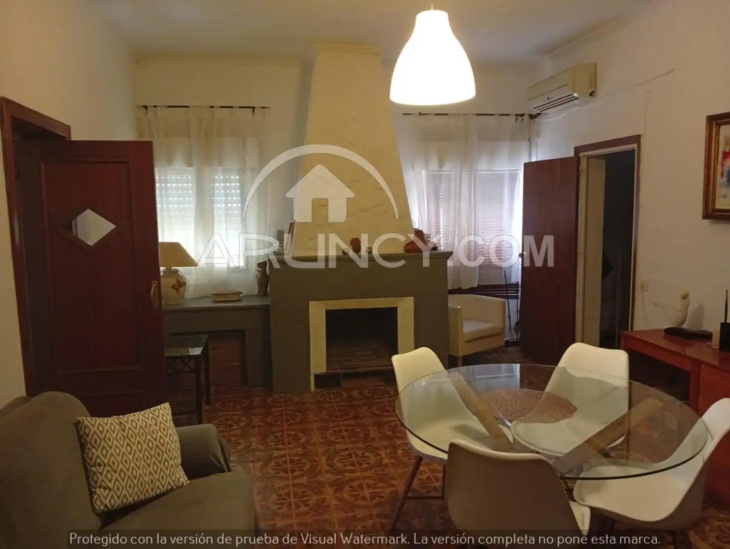 Sala d'estar de Finca rústica en venda en Alcalá de Guadaira amb Aire condicionat, Jardí privat i Terrassa