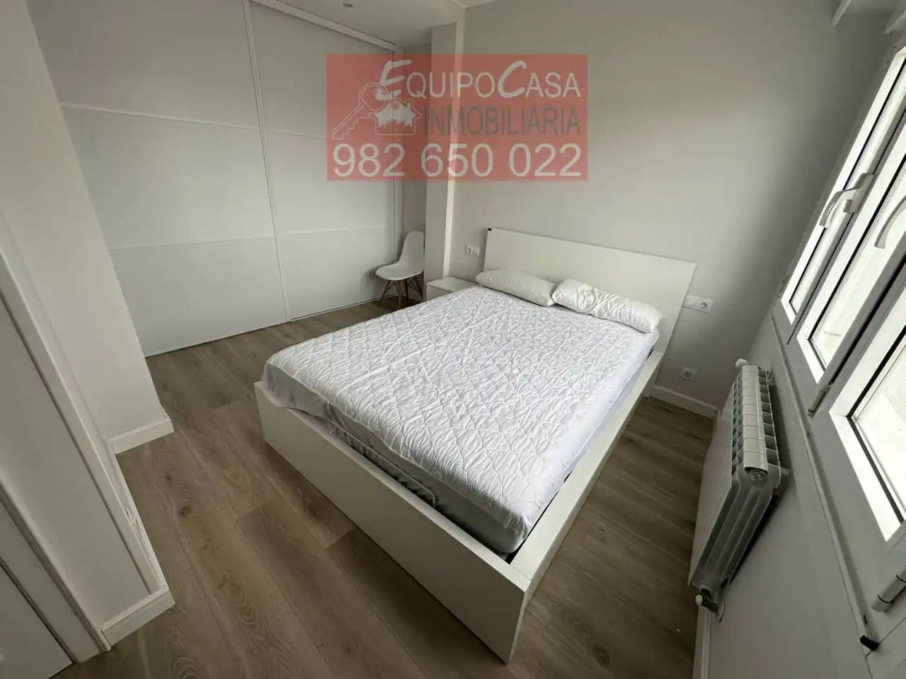 Schlafzimmer von Maisonette zur Miete in Lugo mit Heizung, Terrasse und Möbliert