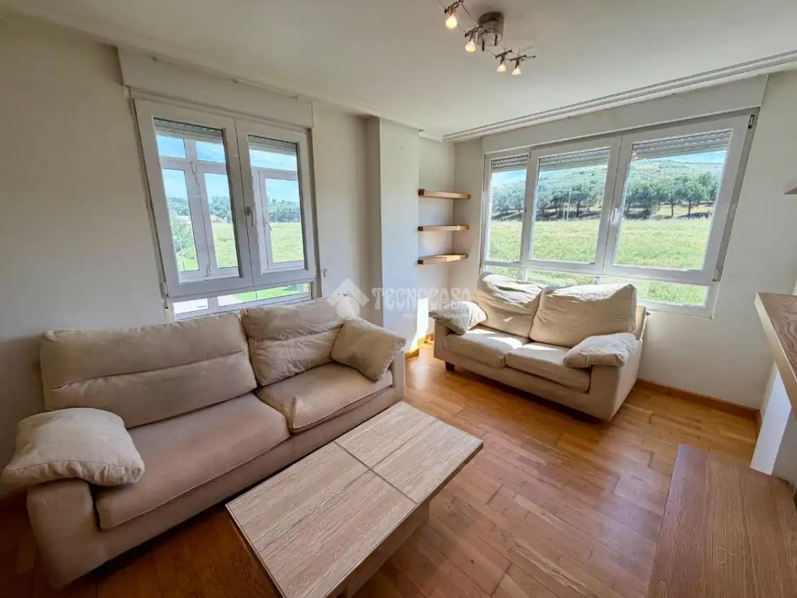 Wohnzimmer von Wohnung zum Verkauf in León Capital  mit Heizung, Parkett und Terrasse