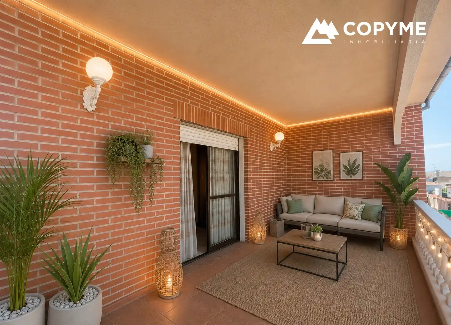 Terraza de Casa adosada en venta en Gerindote con Aire acondicionado, Jardín privado y Amueblado
