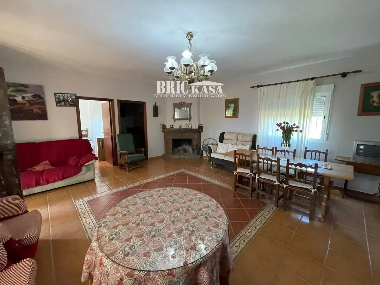 Sala de estar de Casa o chalet en venta en Arroyo de la Luz con Terraza, Trastero y Piscina
