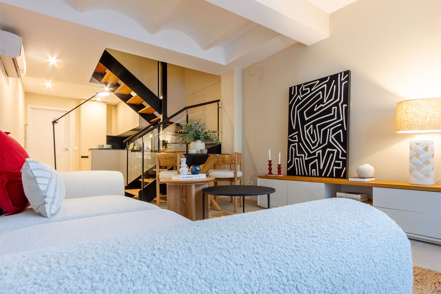 Bedroom of Single-family semi-detached for sale in Cornellà de Llobregat  with Air Conditioner, Heating and Terrace