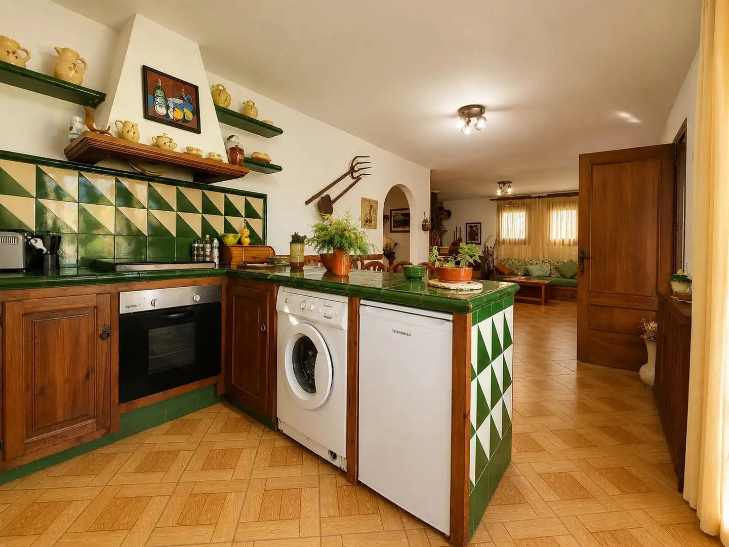 Cocina de Casa o chalet en venta en Prades con Calefacción, Jardín privado y Terraza