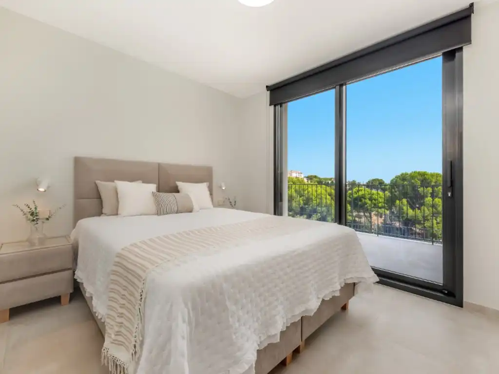 Bedroom of Houses for sale in El Campello  with Air Conditioner, Swimming Pool and Furnished