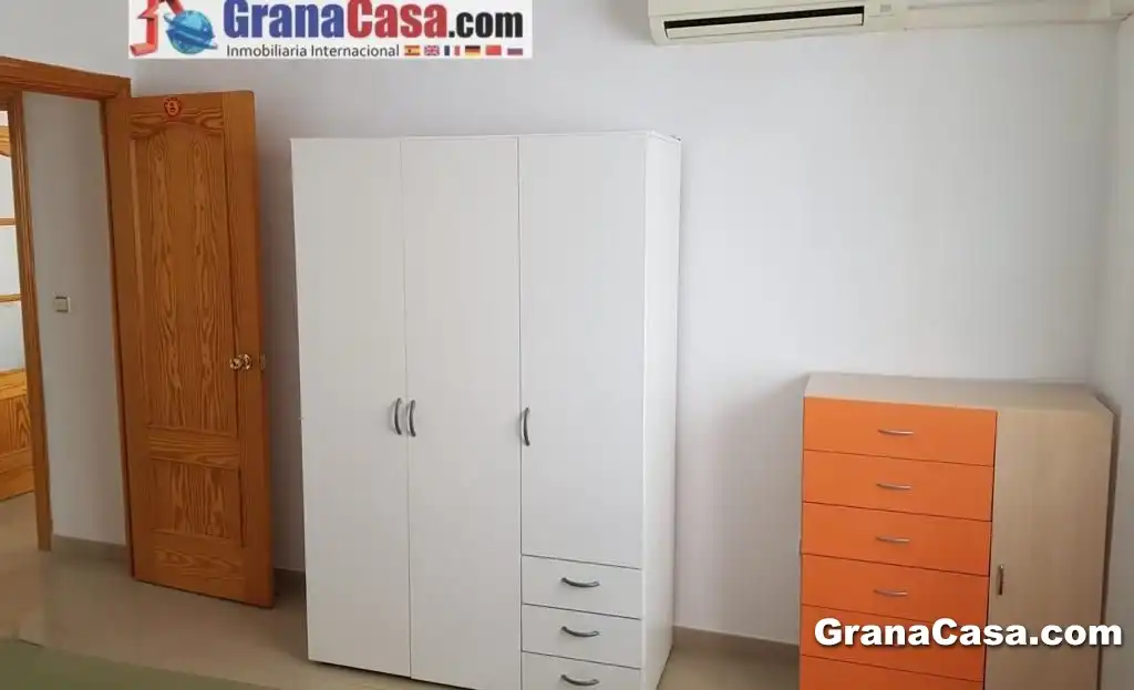 Schlafzimmer von Wohnung zur Miete in Játar mit Klimaanlage, Heizung und Möbliert