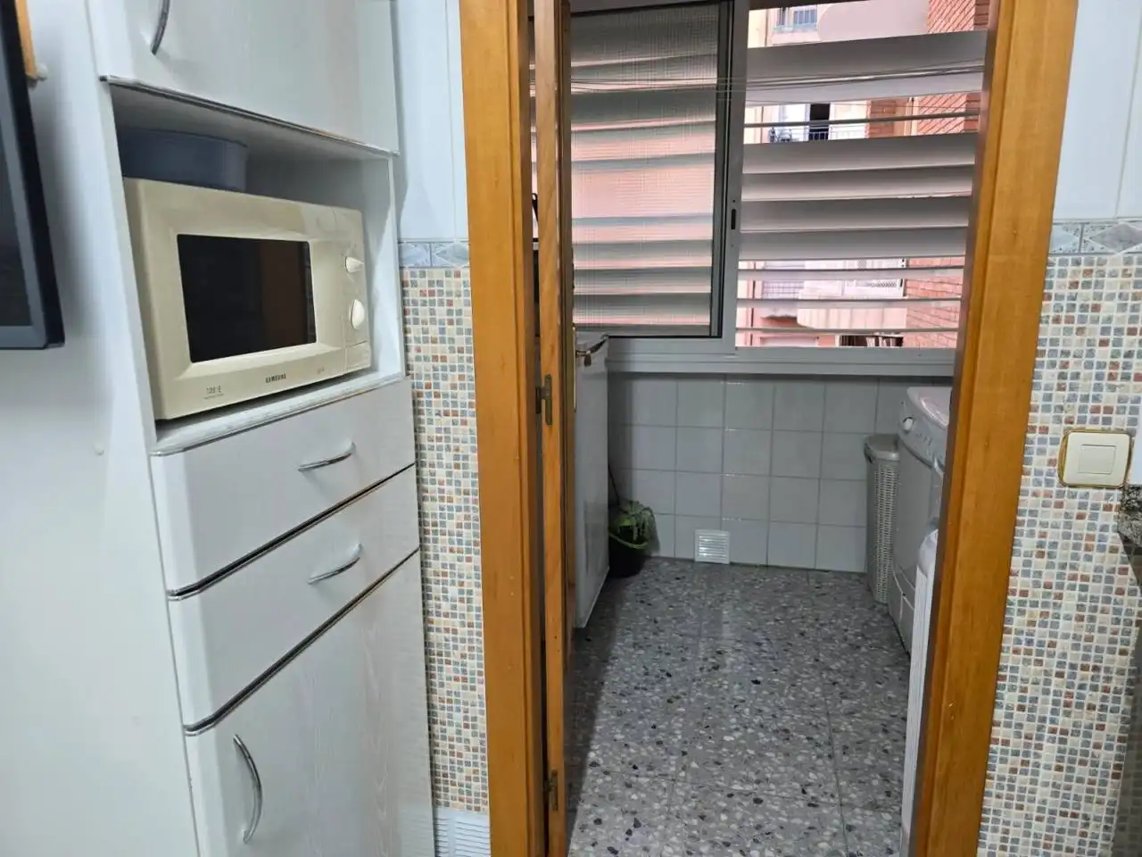Kitchen of Flat for sale in Sabadell  with Heating, Terrace and Storage room