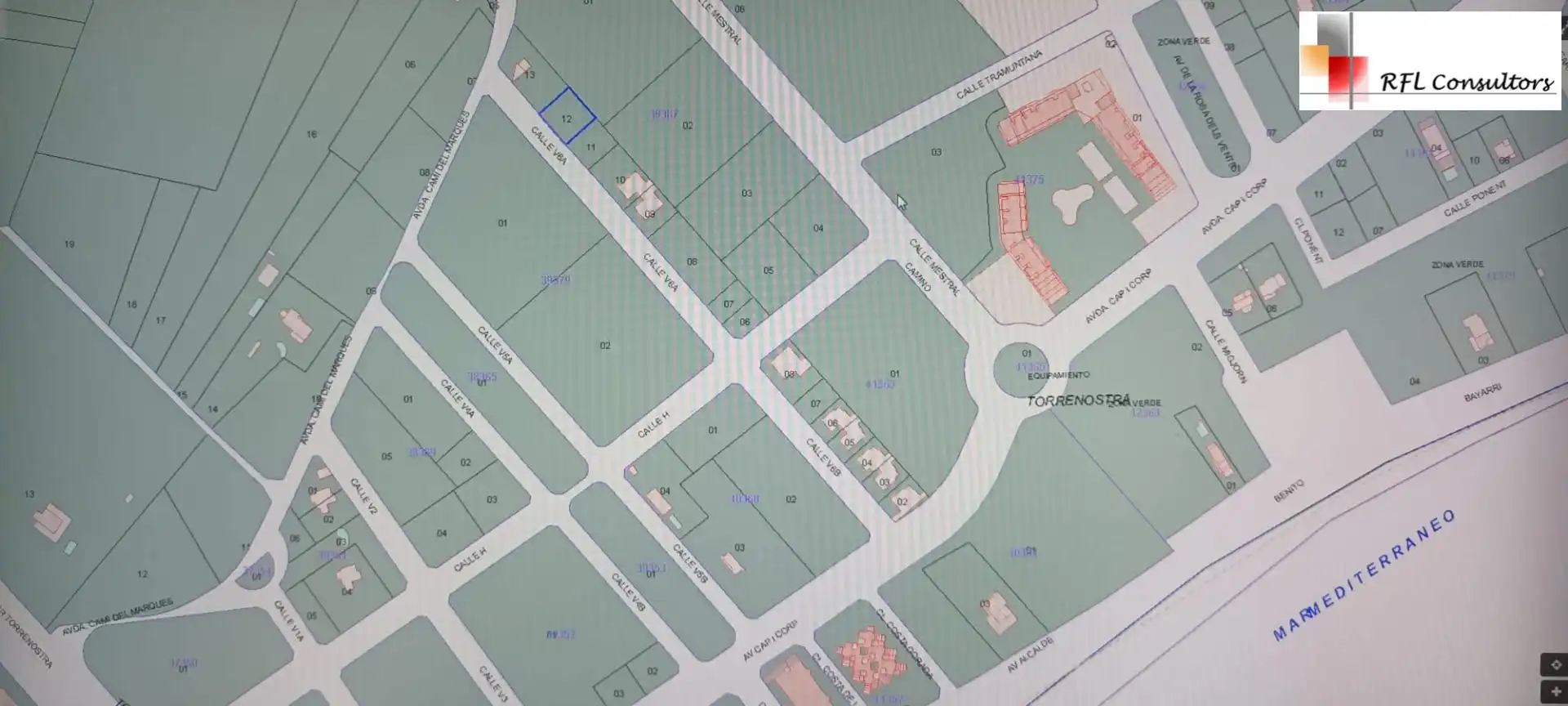 Residential land for sale in Torreblanca