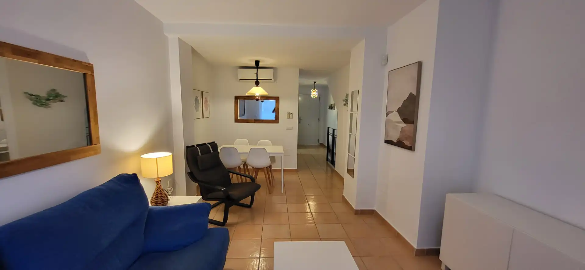 Living room of Duplexes for rent in Benalmádena  with Air Conditioner, Heating and Terrace