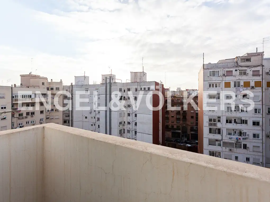 Terraza de Ático de alquiler en Valencia con Aire acondicionado, Calefacción y Parquet