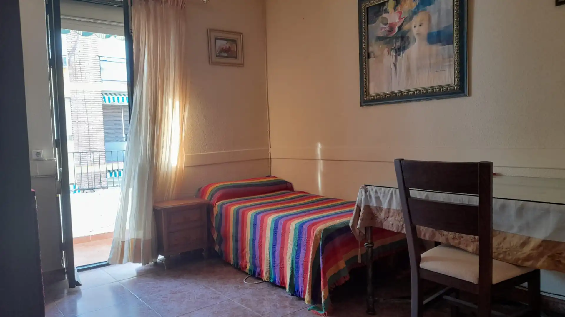 Bedroom of Flat for rent in Córdoba  with Air Conditioner, Terrace and Furnished