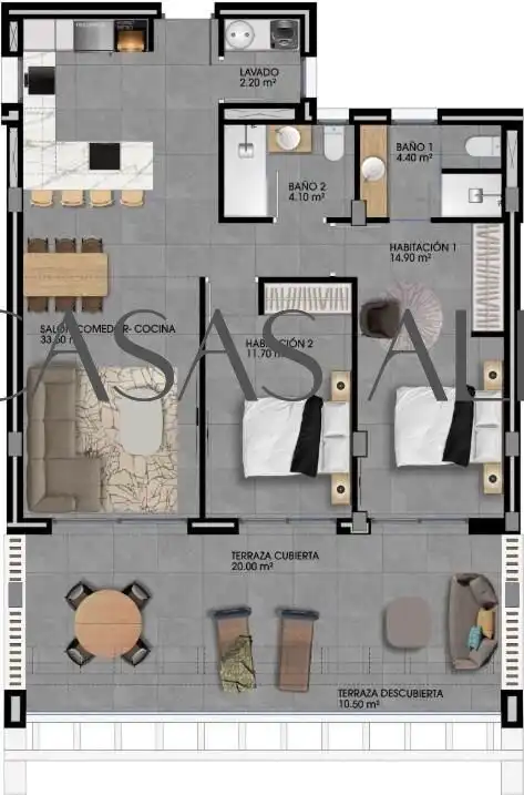 Apartamento con terraza en venta en Calle Calle d'Equador, 12, imagen 8
