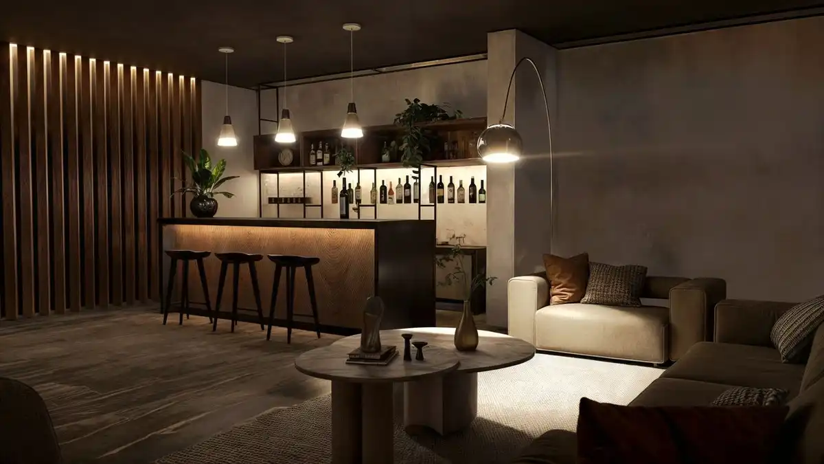 Sala de estar de Casa adosada en venta en Estepona con Aire acondicionado, Jardín privado y Terraza