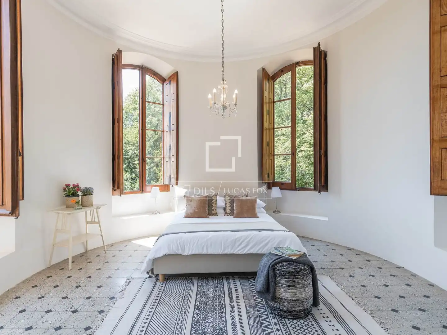 Habitación de Finca rústica en venta en Sant Hilari Sacalm con Aire acondicionado, Calefacción y Jardín privado