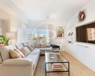 Living room of Flat to rent in  Valencia Capital  with Air Conditioner, Heating and Terrace