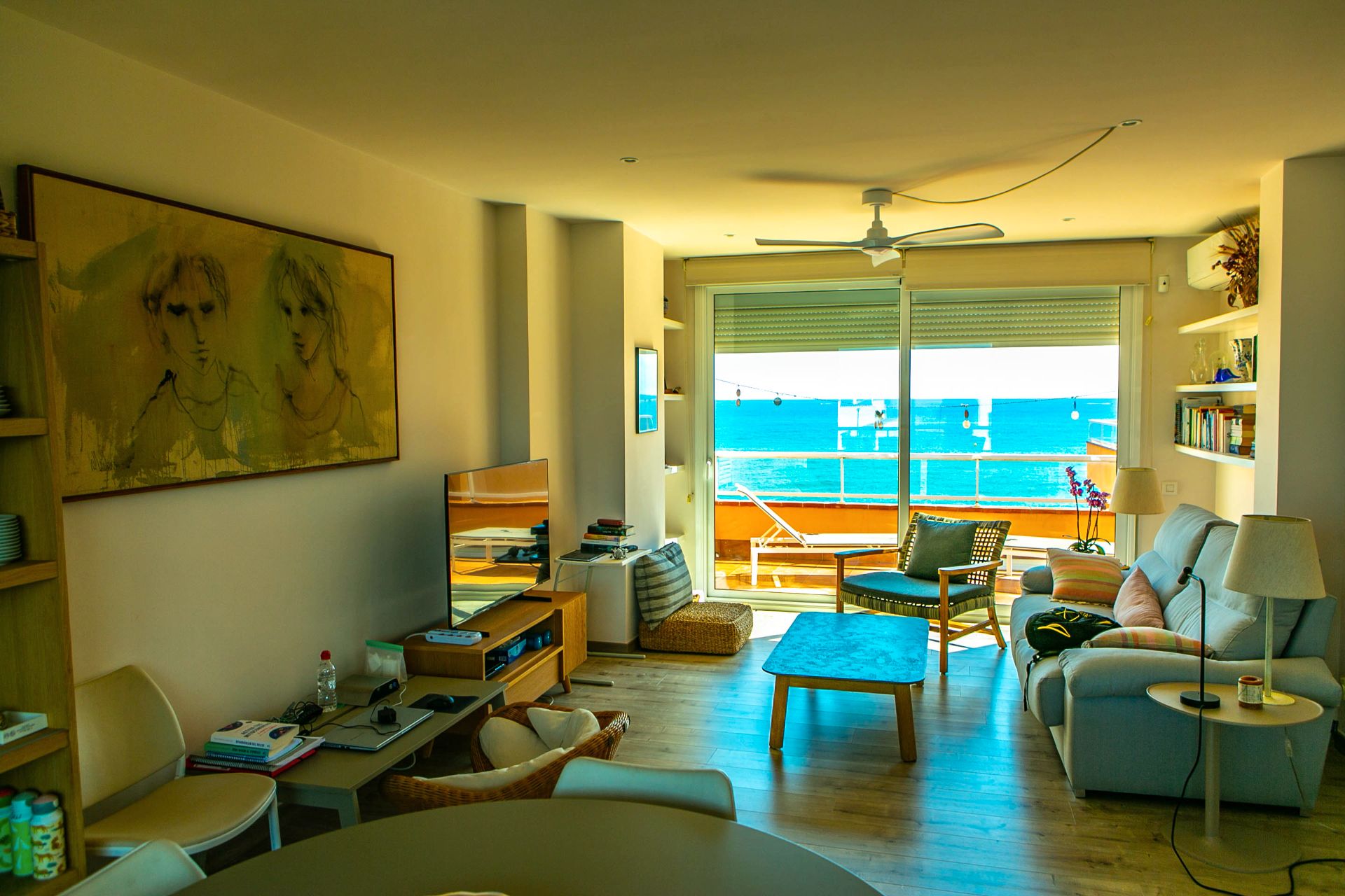 Sala de estar de Ático en venta en Pals con Aire acondicionado, Calefacción y Parquet