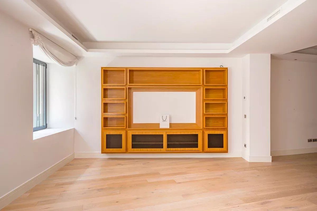 Sala d'estar de Pis de lloguer en  Madrid Capital amb Aire condicionat, Calefacció i Terrassa