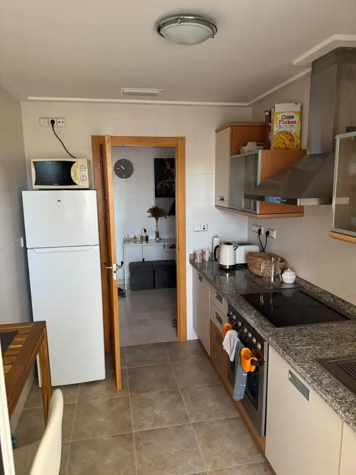 Küche von Wohnung zum Verkauf in Murcia mit Klimaanlage, Terrasse und Möbliert